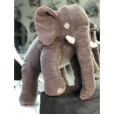 Gri Peluş Fil Büyük Boy Yumuşak Uyku Oyun Arkadaşım 60 Cm 1. Sınıf Kalite