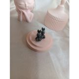GRİ PELUŞ TAVŞAN KÜPE