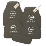 Gri Renk Opel Logolu Oto Halı Paspas Seti 5’Li Kaymaz Tabanlı, Yıkanabilir, Dayanıklı Araç İçi Zemin Koruma Takımı