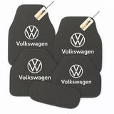 Gri Renk Volkswagen Logolu Oto Halı Paspas Takımı 5 Parça, Araca Uyumlu, Dayanıklı Ve Estetik