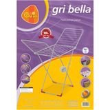 Gri Renkli Çamaşır Kurutmalığı, Dayanıklı ve Pratik Kullanım - Altın - Gri - Seçenek 1