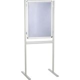 Grı Rondo Ofis Standı 50X70 Tek Taraflı Mobil Poster Çerçevesi - Gold - Gri - Seçenek 1