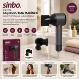 Gri Saç Kurutma Makinesi 110.000 Rpm Sessiz Çalışma - 3 Hız - Sıcaklık Ayar Shd-1755 (5224)