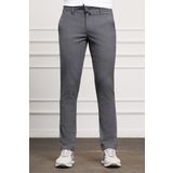 Gri Slim Fit Dar Kesim Yan Cep Bağcıklı Jogger Erkek Pantolon