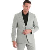 Gri Slim Fit Desenli Mono Yaka Klasik Takım Elbise | 50