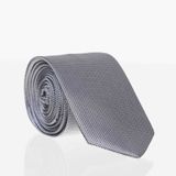 Gri Slim Fit Düz Renk Dokuma Kravat / DDK-24 DDK-24-GF