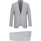 Gri Slim Fit Mono Yaka Klasik Takım Elbise - 54