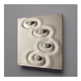 Gri Spa Taşlar Temalı Kanvas Tablo 110x110cm