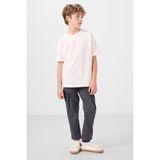 Gri Standart Fit Dokuma Hafif Esnek Chino Erkek Çocuk Pantolon - 11271 - 8 - 9 Yaş