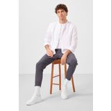 Gri Standart Fit Dokuma Hafif Esnek Chino Erkek Pantolon - 82178