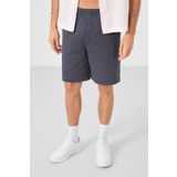 Gri Standart Fit Dokuma Hafif Esnek Chino Erkek Şort - 81293