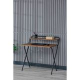 Gri Tam Katlanır Çalışma Masası 85X55X73 cm Modern 55 cm 73 cm Modern Metal 85 cm