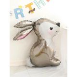 Gri Tavşan Folyo Balon Doğum Günü Parti Balonu 71 cm