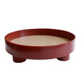 Gri tepsi, yuvarlak/kare tepsi, yemek takımı, takı, küçük eşyalar, halka tepsi, ev masaüstü dekorasyonu, mutfak, servis tepsisi (Renk: 4) (4)