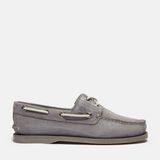 Gri Timberland Classıc Boat Erkek Ayakkabı TB0A4187EL81 Düz Tabanlı Premium Deri ile Şık Tasarım