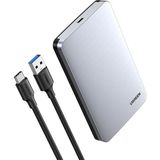 Gri UGREEN 2,5 İnç USB to USB C Gen2 Hard Disk Kutusu 70498 Aksesuar Olarak Kullanım İçin