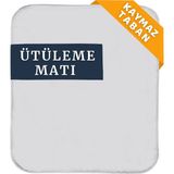 Gri Ütüleme Matı Masası Kılıfı 53X71 Cm, Keçeli ve Süngerli, Pratik Kullanım - Antrasit - Seçenek 1