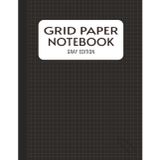 Grid Paper Notebook | Gray Edition: 5x5 Graph Ruled | 120 pages (60 sheets) | 8.5x11 in. | Great for students, engineers, and creatives.