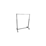GRİDEKOR Tek Katlı Ayarlanabilir Tekerlekli Stant, Askılık, Elbise Askılığı, Mağaza Askılığı 104x140 Cm