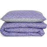 Griemay Dots Mor Pamuklu Çift Kişilik Nevresim Takımı 200 x 220 cm