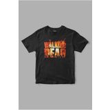 Gries The Walking Dead " Fire " Baskılı Tişört