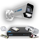 Grifin Soft 1 Kameralı Süper Dış Kamera Set 250 GB 5 Mp Ahd 2k Net Gece Renkli Görüşlü Güvenlik Kamerası Sistemi