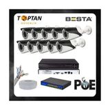Grifin Soft Besta 5 Mp 1440P 10 Kameralı Ip Poe Güvenlik Seti KD-2540