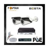Grifin Soft Besta 5 Mp 1440P 2 Kameralı Ip Poe Güvenlik Seti KD-2542