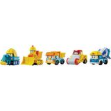 Grifin Soft Robocar Poli Mini Inşaat Araçları 5'li Set