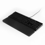 Grifiti Fat bilek desteği 17 siyah, 10 cm genişliğinde standart klavyeler ve mekanik klavyeler ve 17 inç dizüstü bilgisayarlar, dizüstü bilgisayarlar ve Macbook için