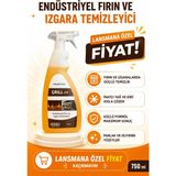 Grill M9 Endüstriyel Fırın, Ocak ve Izgara Yağ Çözücü - 750 ml