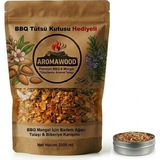 Grill Mangal Bbq Barbekü Için Badem Ağacı & Biberiye Tütsüleme Fümeleme Aroma Talaşı