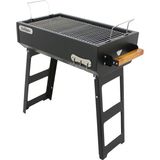 Grillmate GM60-KA Döküm Izgaralı Katlanır Ayaklı Mangal - Siyah