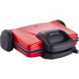 Grill'O GR380 1800 W Güçlü Kırmızı Tost Makinesi Granit Plaka ile 6 Dilim Kapasite
