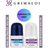 Grimaldi Avantajlı 2'li Kadın Erkek Roll-On Seti GRMLDM04