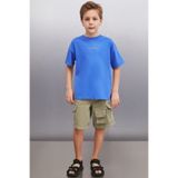 GRIMELANGE ANATOLE Erkek Saks Mavi T-Shirt