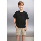 Grimelange ANATOLE Erkek Siyah T-Shirt - 7 - 8 Yaş