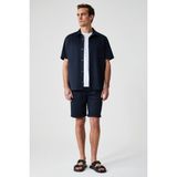 Grimelange ARDIAN Erkek Comfort Fit Cepli Kordonlu Lastikli Bel Lacivert Şort & Bermuda - 2XL
