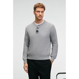 Grimelange CABLIN Erkek Yuvarlak Yaka Regular Fit Triko Grimelanj Kazak - 2XL