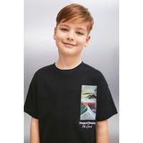 Grimelange Darrow Erkek Siyah T-Shirt - 9 - 10 Yaş