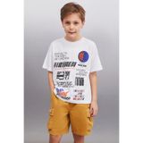 GRIMELANGE DATHAL Erkek Beyaz T-Shirt