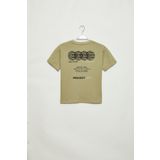 GRIMELANGE DAVIS Erkek Çocuk %100 Pamuk Açık Haki T-Shirt