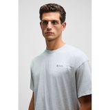 Grimelange DRAGON Erkek Göğsü Ve Sırtı Baskılı %100 Organik Pamuk Oversize Fit Bisiklet Yaka Grimelanj T-Shirt