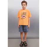 GRIMELANGE FERGUS Erkek Somon T-Shirt