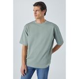 GRIMELANGE HISON Erkek Relaxed Bisiklet Yaka Kısa Kollu Yeşil T-Shirt