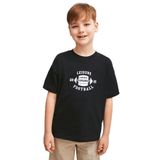 Grimelange Inigo Erkek Siyah T-Shirt, 4-5 Yaş