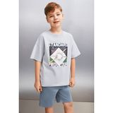 Grimelange INNES Erkek Gri T-Shirt - 5 - 6 Yaş