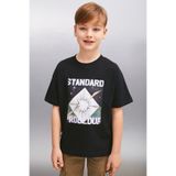GRIMELANGE INNES Erkek Siyah T-Shirt