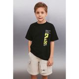 Grimelange JARETH Erkek Siyah T-Shirt - 9 - 10 Yaş