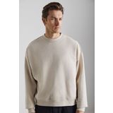 GRIMELANGE Jevon Erkek %100 Pamuk Bej Sweatshirt
